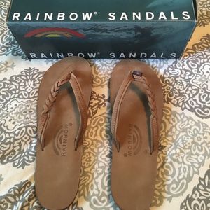 Brand New Rainbow Flip Flops
